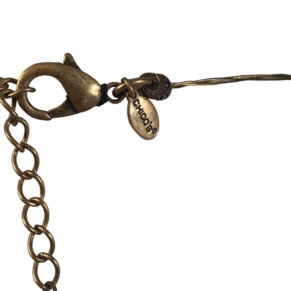 Chico's Triple Strand Beaded Choker Necklace Jewelry Multi-Color - Picture 4 of 6